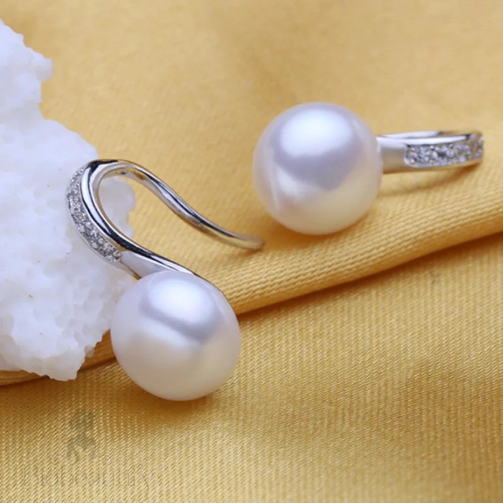 Rory Freshwater Pearl And Sterling Silver Earrings For Brides