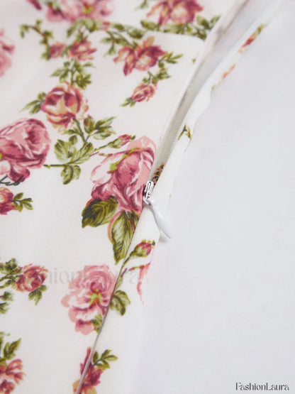 Rosebud Floral Midi Sundress Floral Dresses
