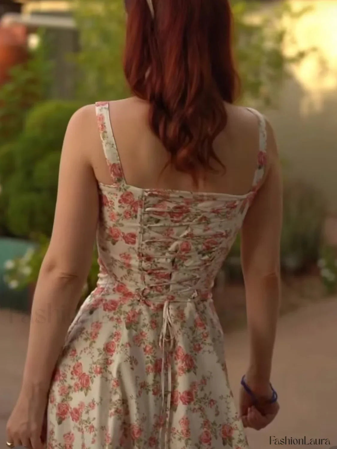 Rosebud Floral Midi Sundress Floral Dresses
