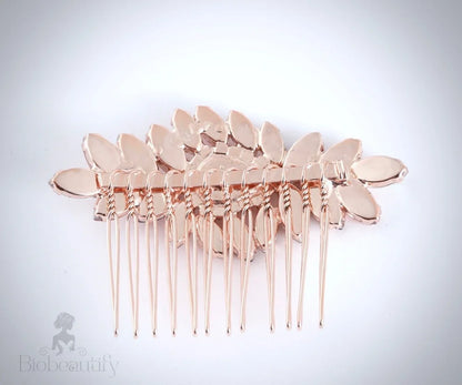 Rosenna Rose Gold Bridal Hairpiece