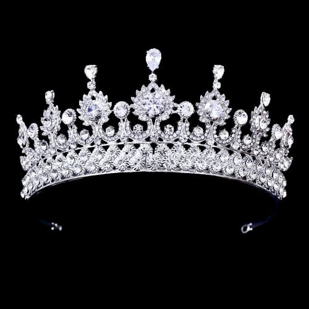 Ryleigh Crystal Tiara For Weddings In Silver And Gold