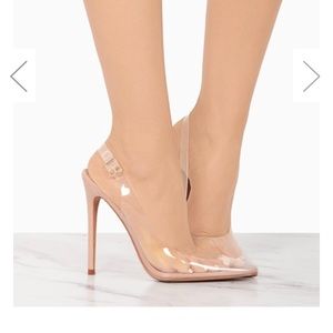 Terry Sling Back Heels 6.5 / Cream