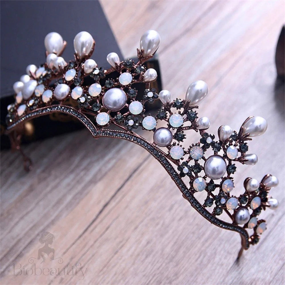 Sadarah Baroque Vintage Bridal Headpiece