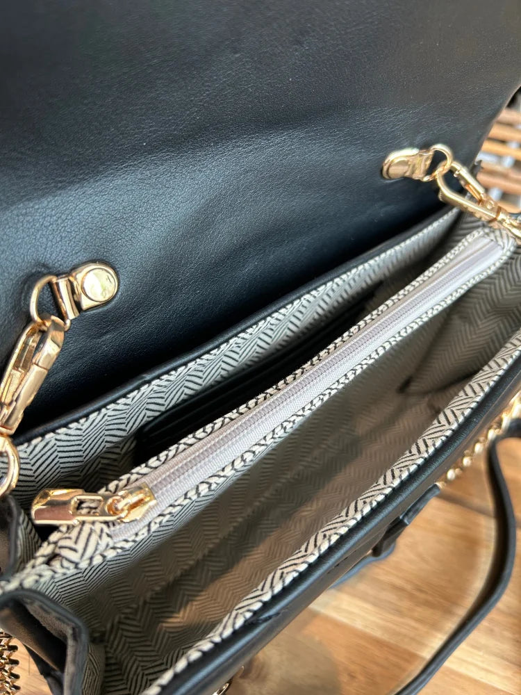 Saint Crossbody Bag Black