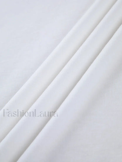 Semi Sheer Overfold Off Shoulder Shirt T Shirts