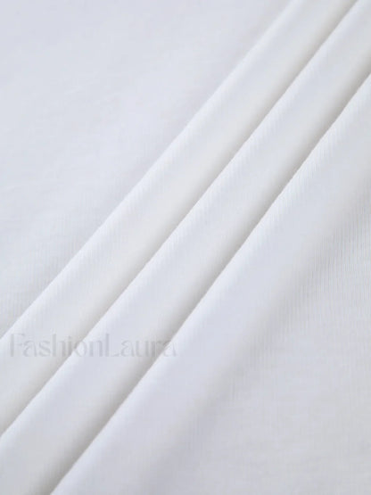 Semi Sheer Overfold Off Shoulder Shirt T Shirts