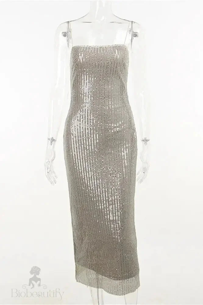 Sequin Maxi Dress