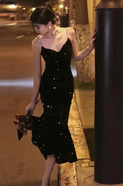 Sequin Midi Dress