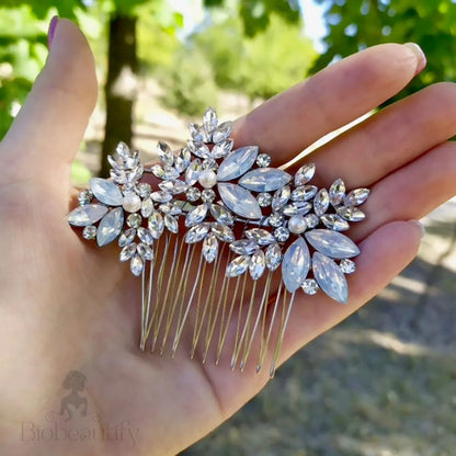 Serafina Opal Pearl Bridal Hair Comb