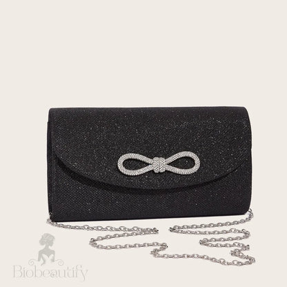 Serena Diamond Bow Evening Bag