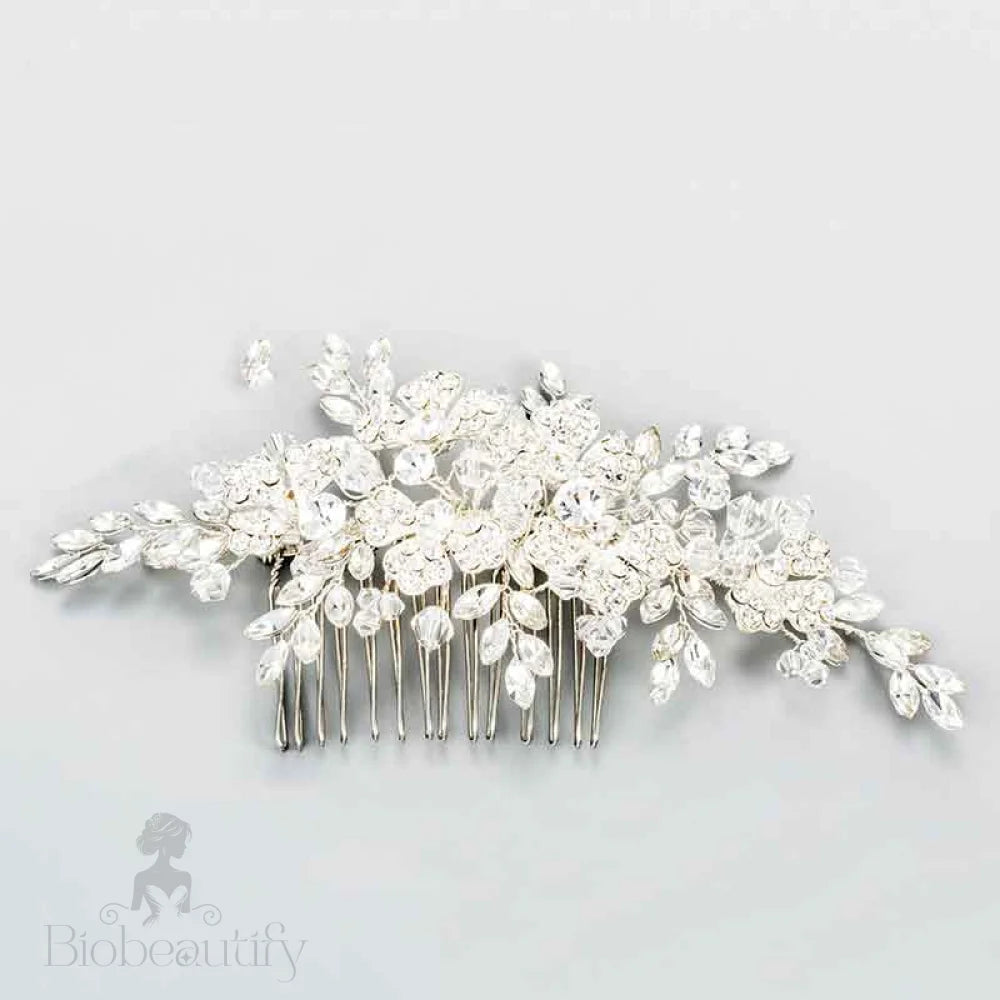 Shana Handmade Wedding Hair Accessory Austrian Crystal Beaded Comb