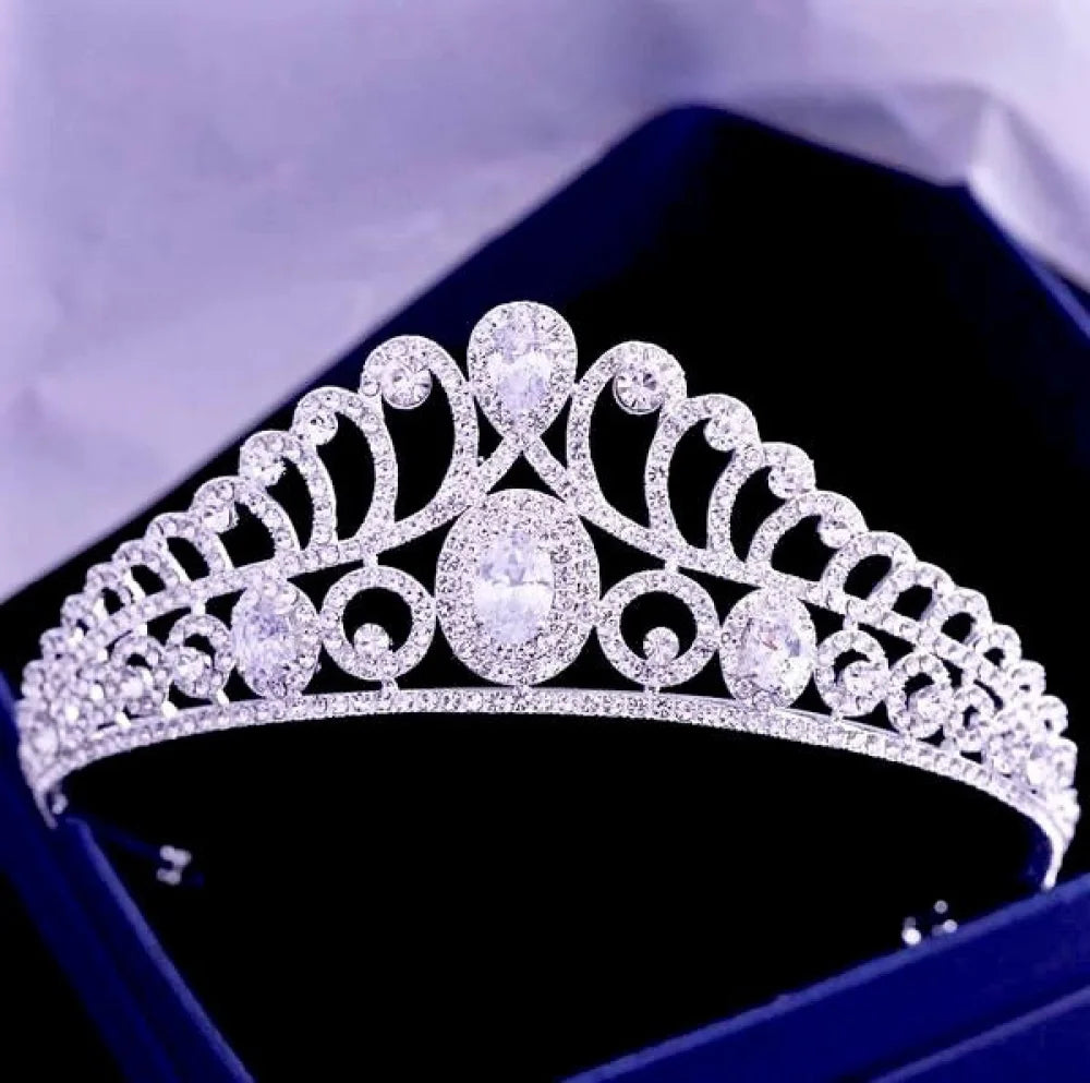 Sharon Cubic Zirconia Wedding Tiara