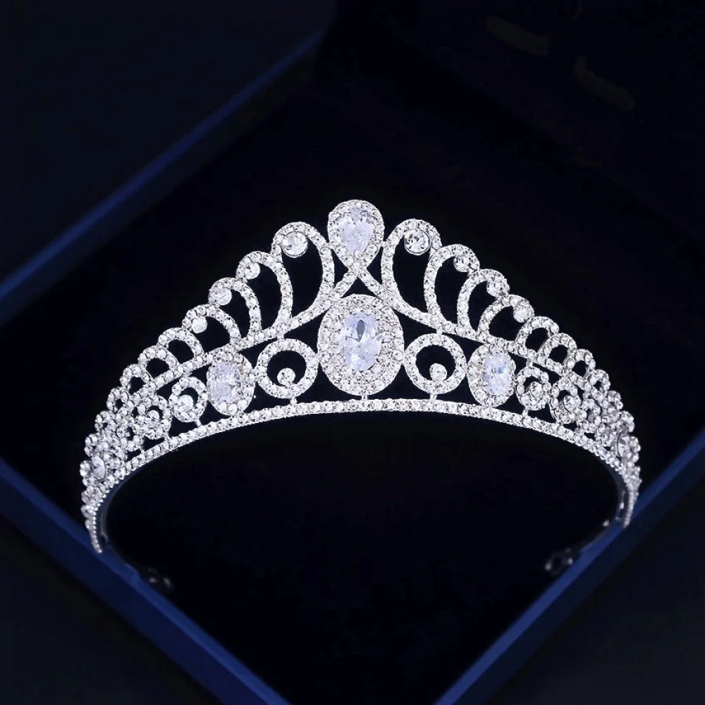 Sharon Cubic Zirconia Wedding Tiara