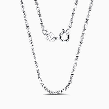 Shimmer Sterling Silver 1.1Mm Polished Cable Chain Necklace / 16’’