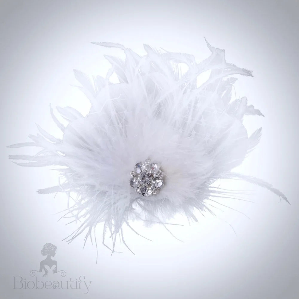 Shirley - 1920S Feather Bridal Hair Clip