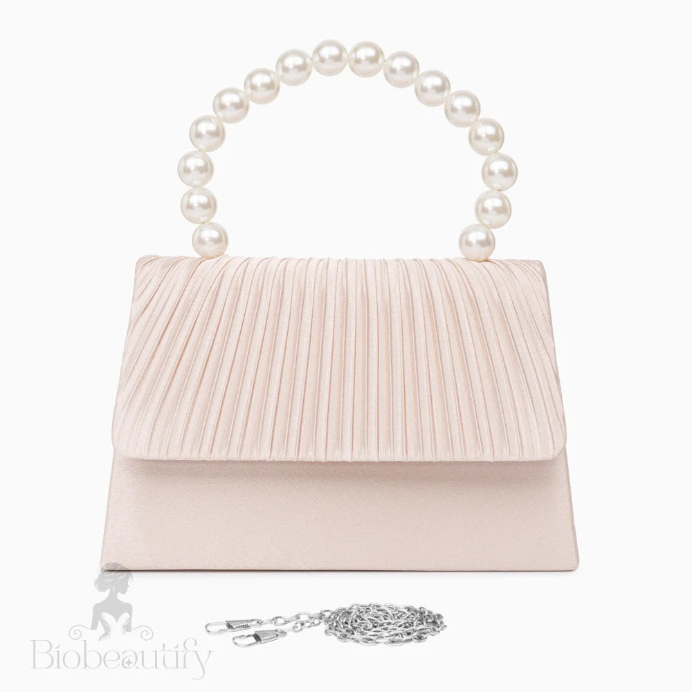 Sienna Pearl Beaded Handbag