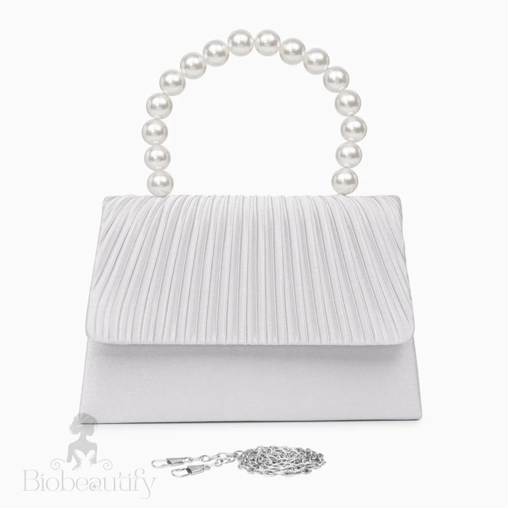 Sienna Pearl Beaded Handbag