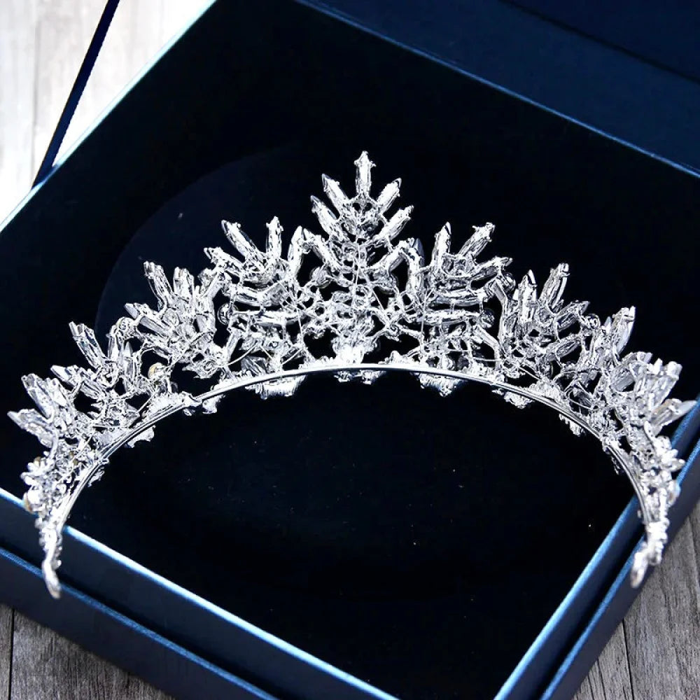 Silvana Silver Bridal Tiara