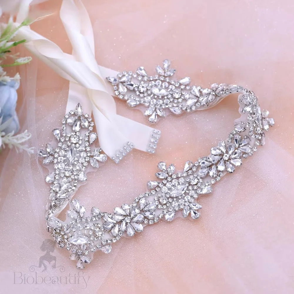 Silver Crystal Bridal Belt Oracle