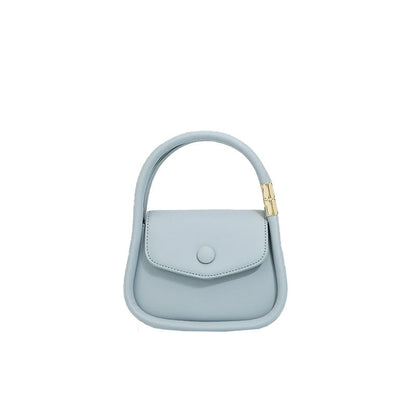 Twin Strap Flap Shoulder Bag - Baby Blue One Size /