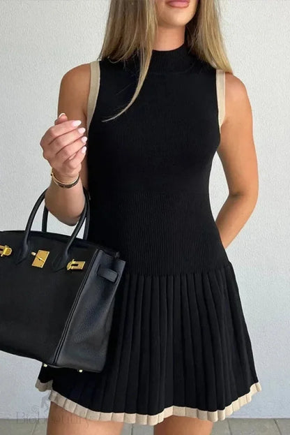 Sleeveless A-Line Mini Dress