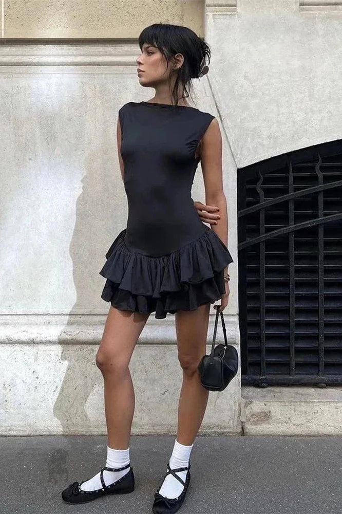 Sleeveless Slim Fit Mini Dress