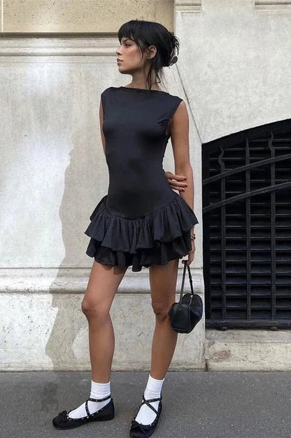 Sleeveless Slim Fit Mini Dress