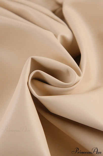 Slim Faux Leather High Waist Wide Leg Pants
