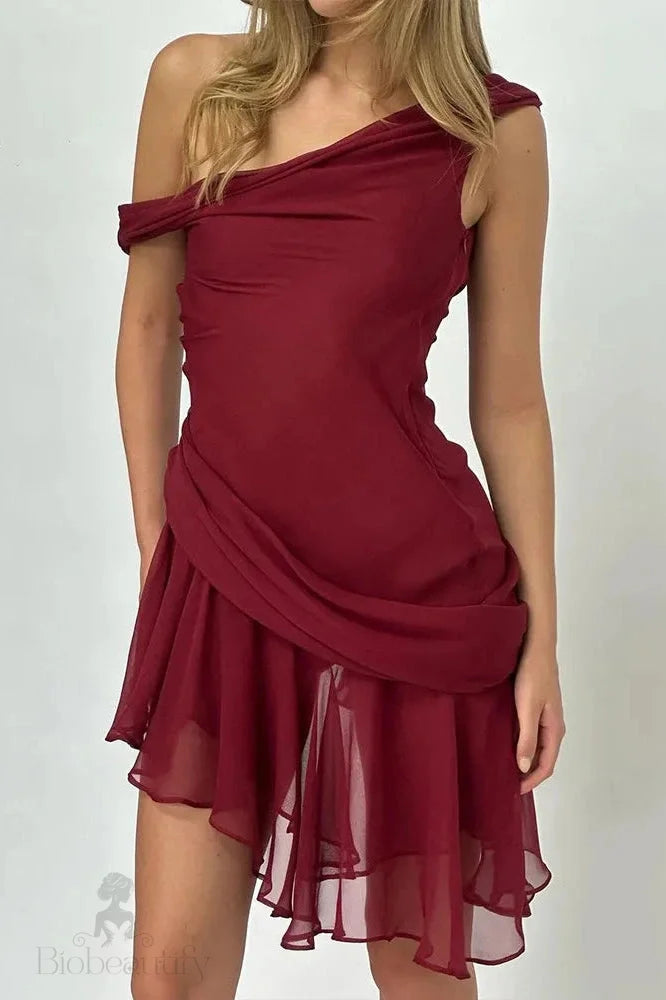 Slim Sleeveless Mini Dress