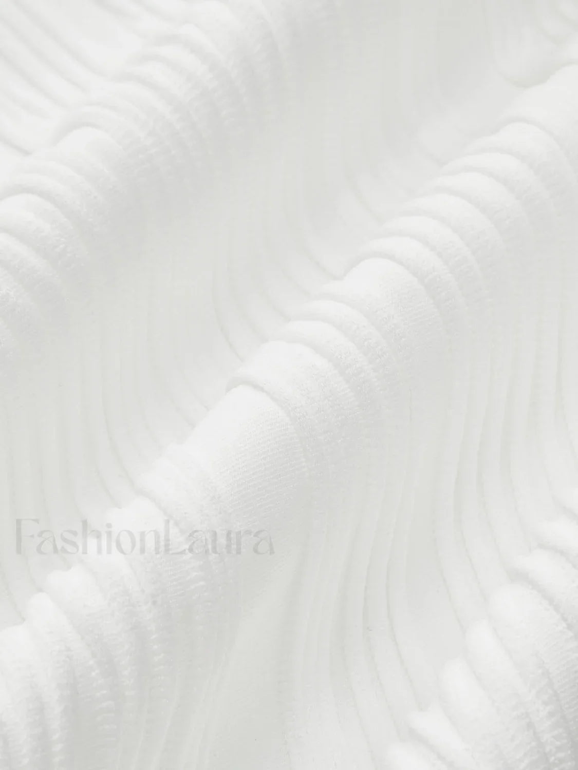 Solid Wavy Textured Tank Top Tank Tops & Camis