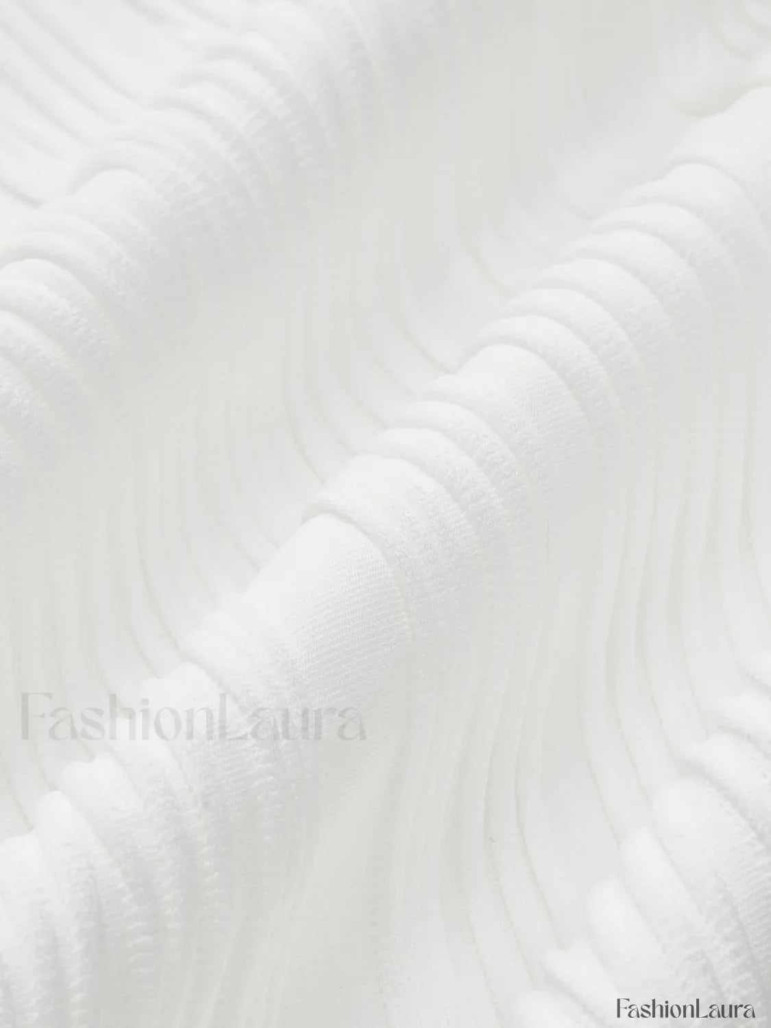 Solid Wavy Textured Tank Top Tank Tops & Camis