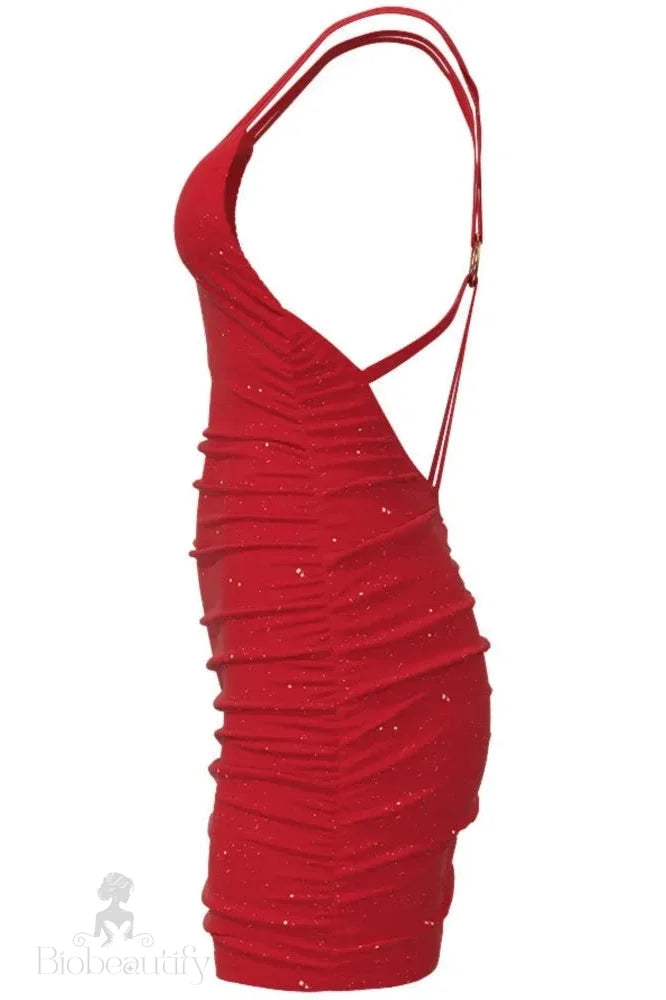 Spaghetti Strap Mini Dress