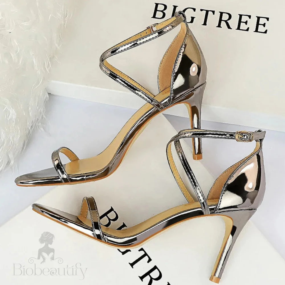 Sparkle Sequins Stiletto Heels Women Pumps - 10 Cm Sexy High