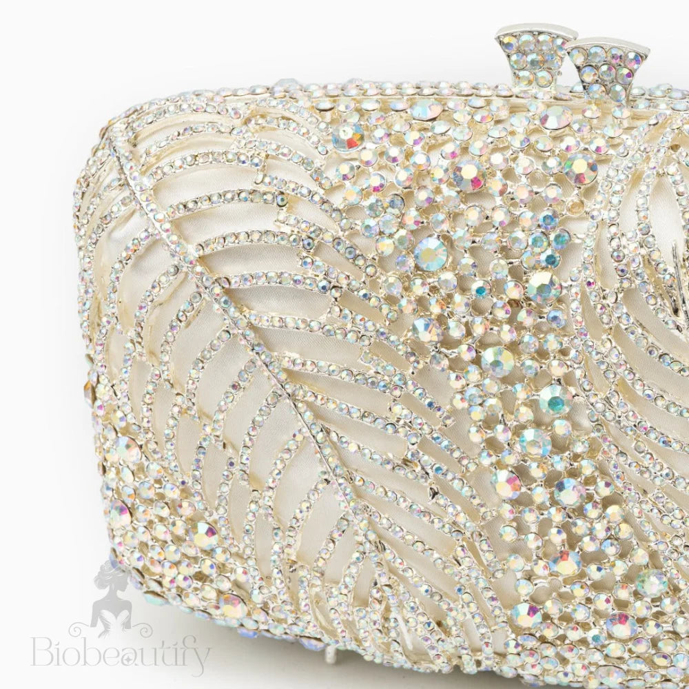 Sparkling Foliage Clutch Bag