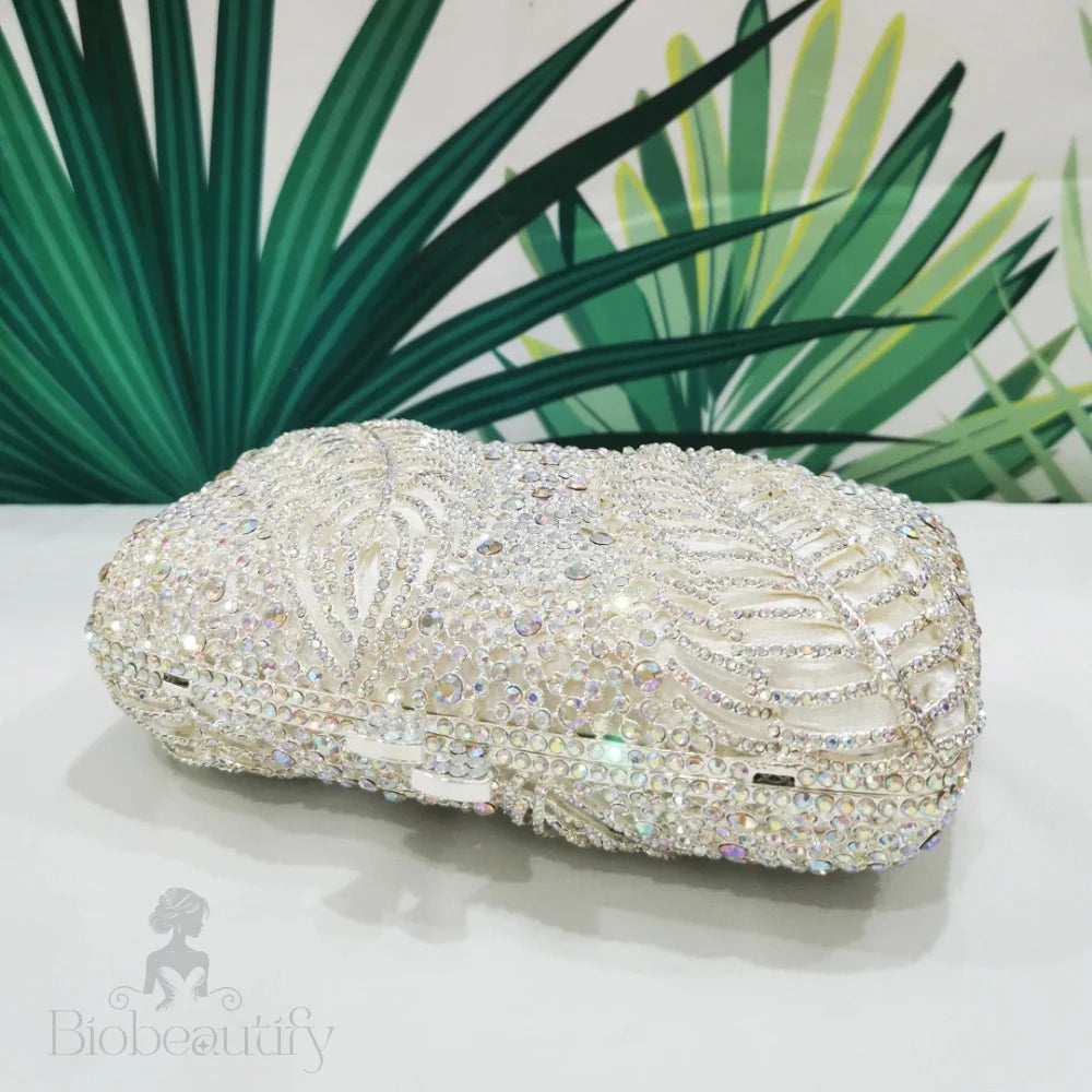 Sparkling Foliage Clutch Bag