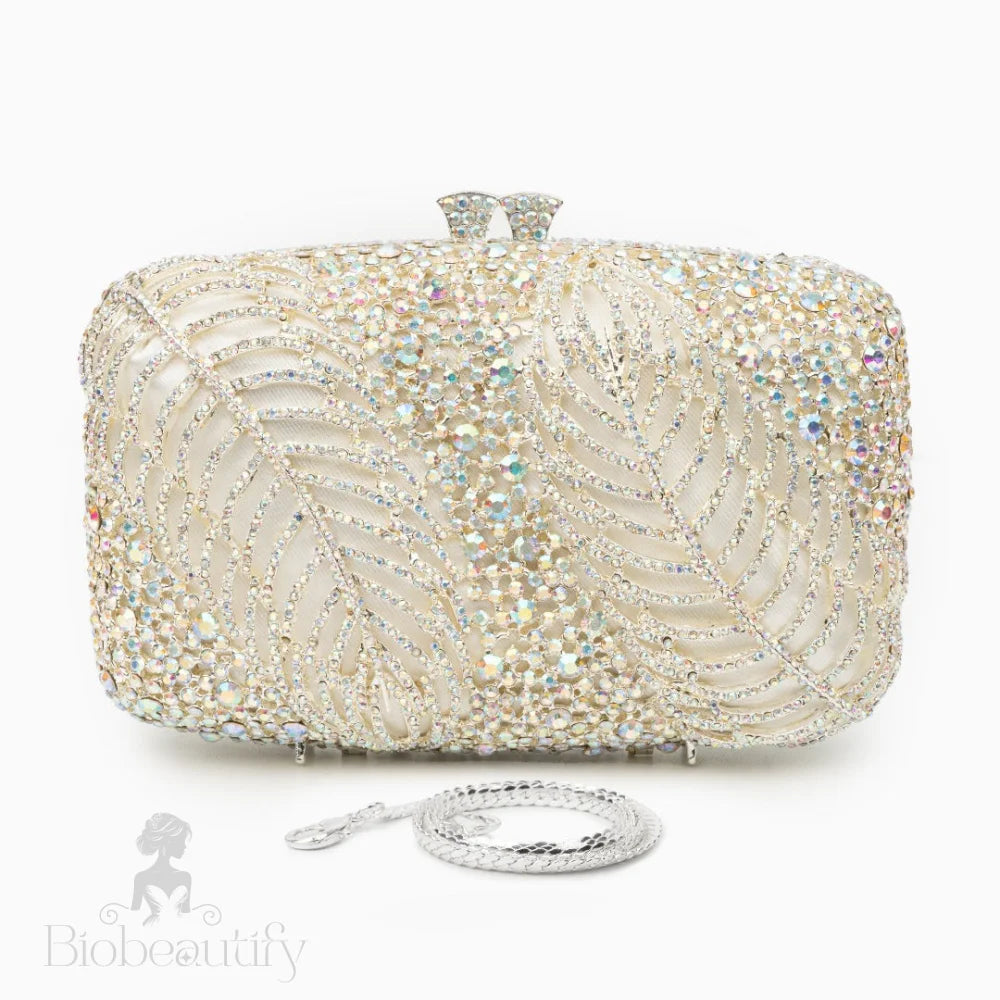 Sparkling Foliage Clutch Bag