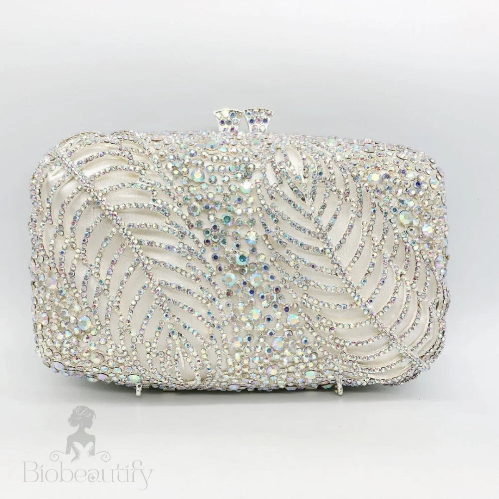 Sparkling Foliage Clutch Bag