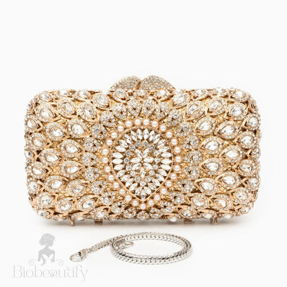 Sparkling Venus Clutch Bag Gold