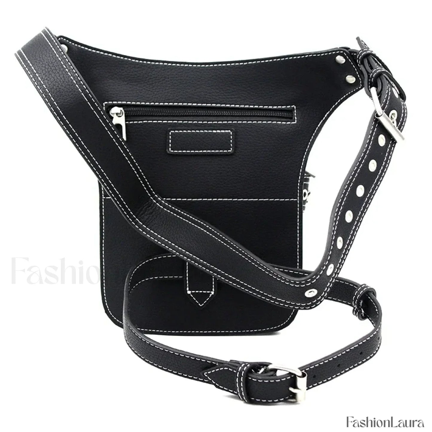 Steampunk Rock Waist Leg Hip Belt Motorcycle Fanny Packs Multi Chain Rivet Bag LDHG051
