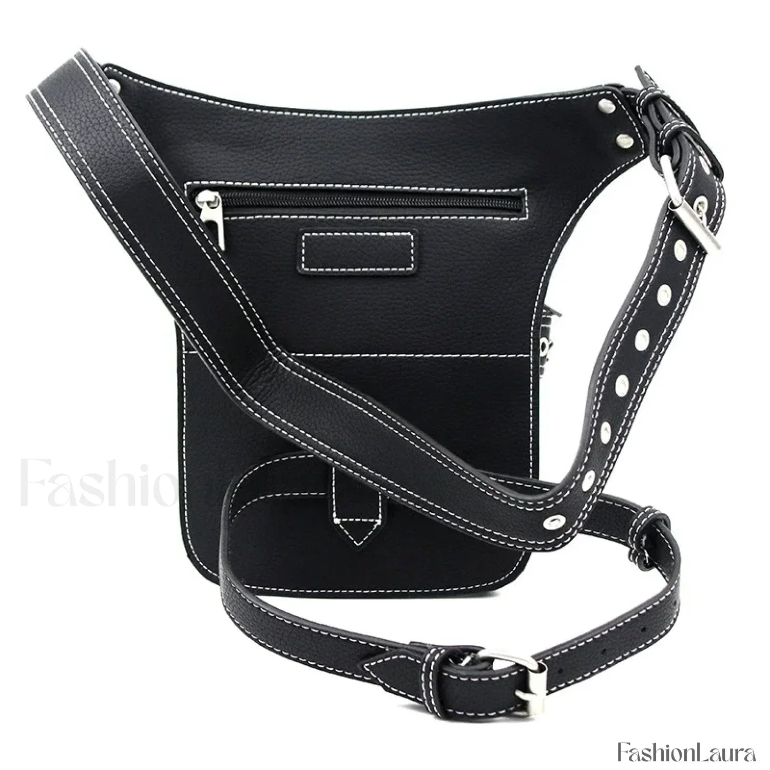 Steampunk Rock Waist Leg Hip Belt Motorcycle Fanny Packs Multi Chain Rivet Bag LDHG051