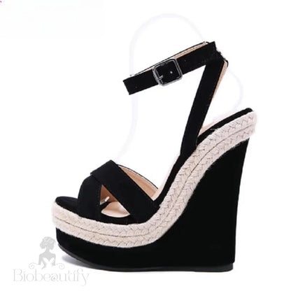 Summer Peep Toe Sandals Women Shoes High Heels 15Cm