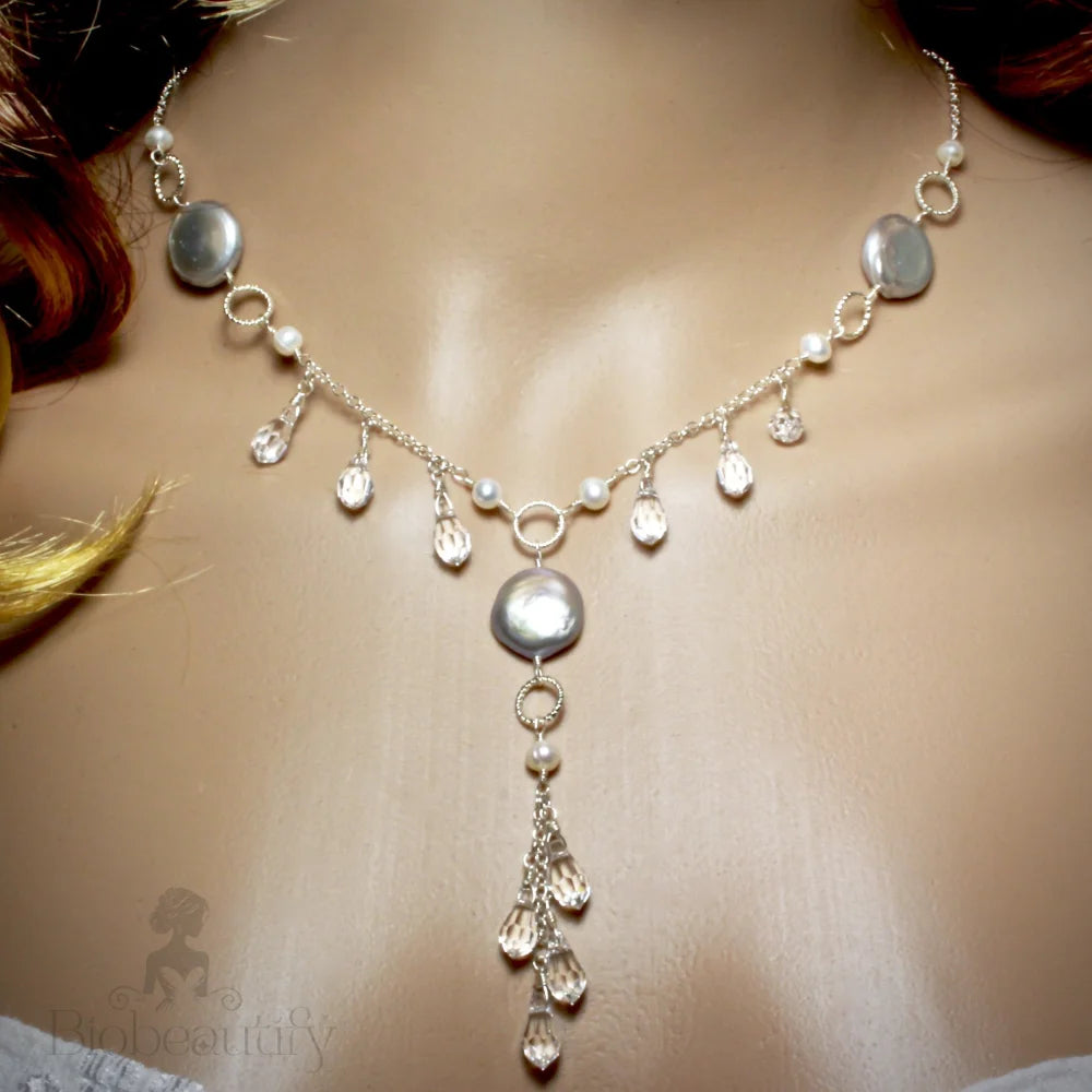 Suzanne Swarovski Crystal And Pearl Bridal Jewelry Set