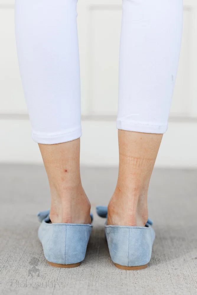 Sweet Light Blue Flats 7 /