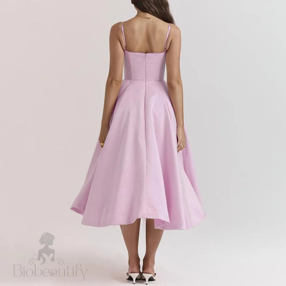 Sweetheart Corset Midi Dress