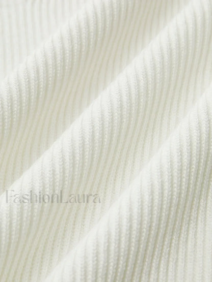 Sweetheart Long Sleeve Knit Top Knit Tops