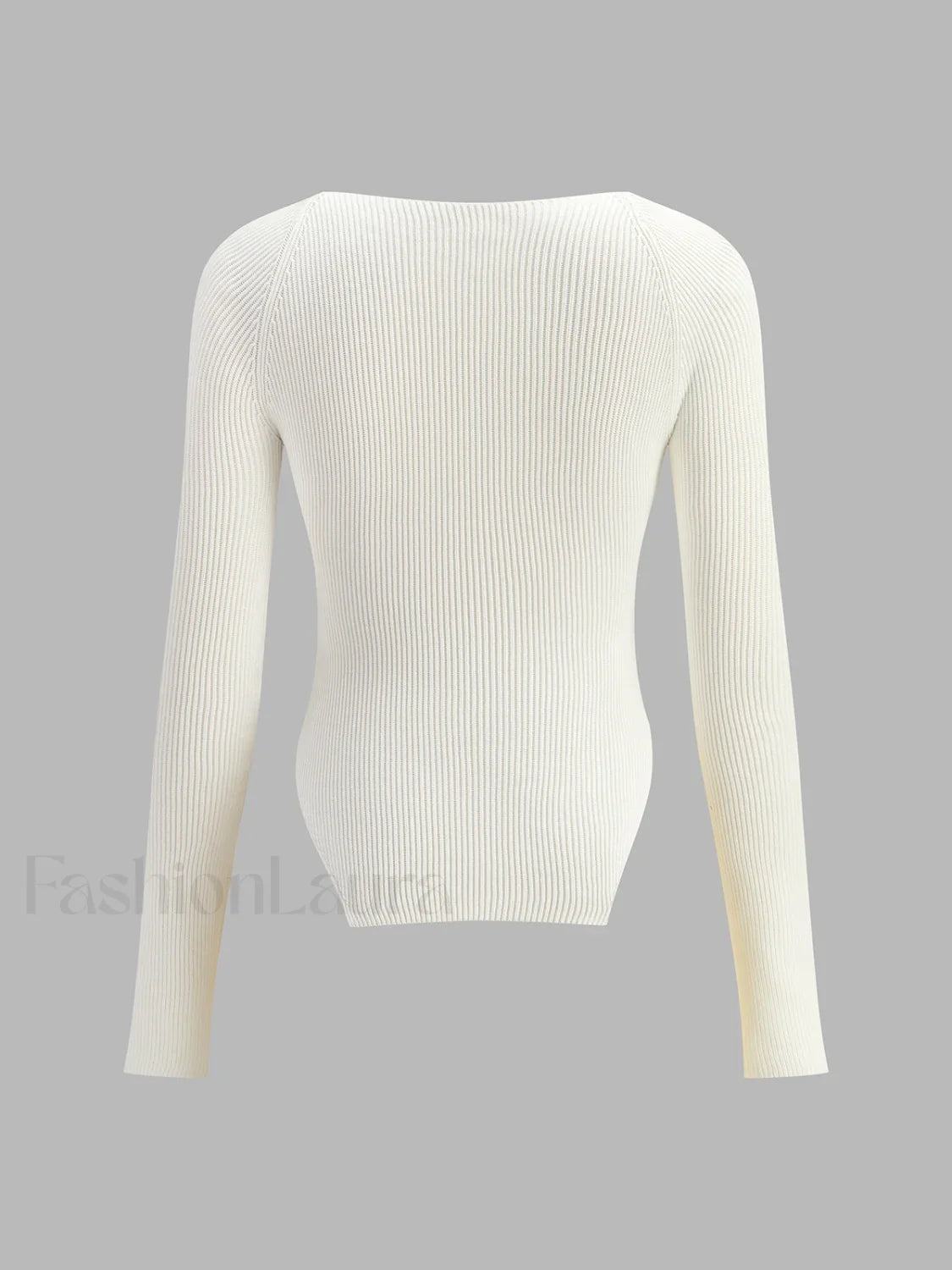 Sweetheart Long Sleeve Knit Top Knit Tops