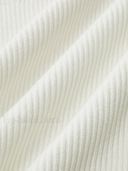 Sweetheart Long Sleeve Knit Top Knit Tops