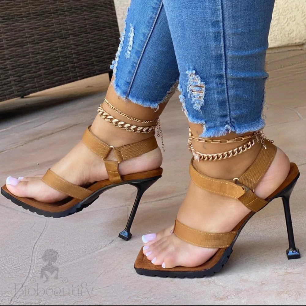 Tan Brandy Heel 6.5 /