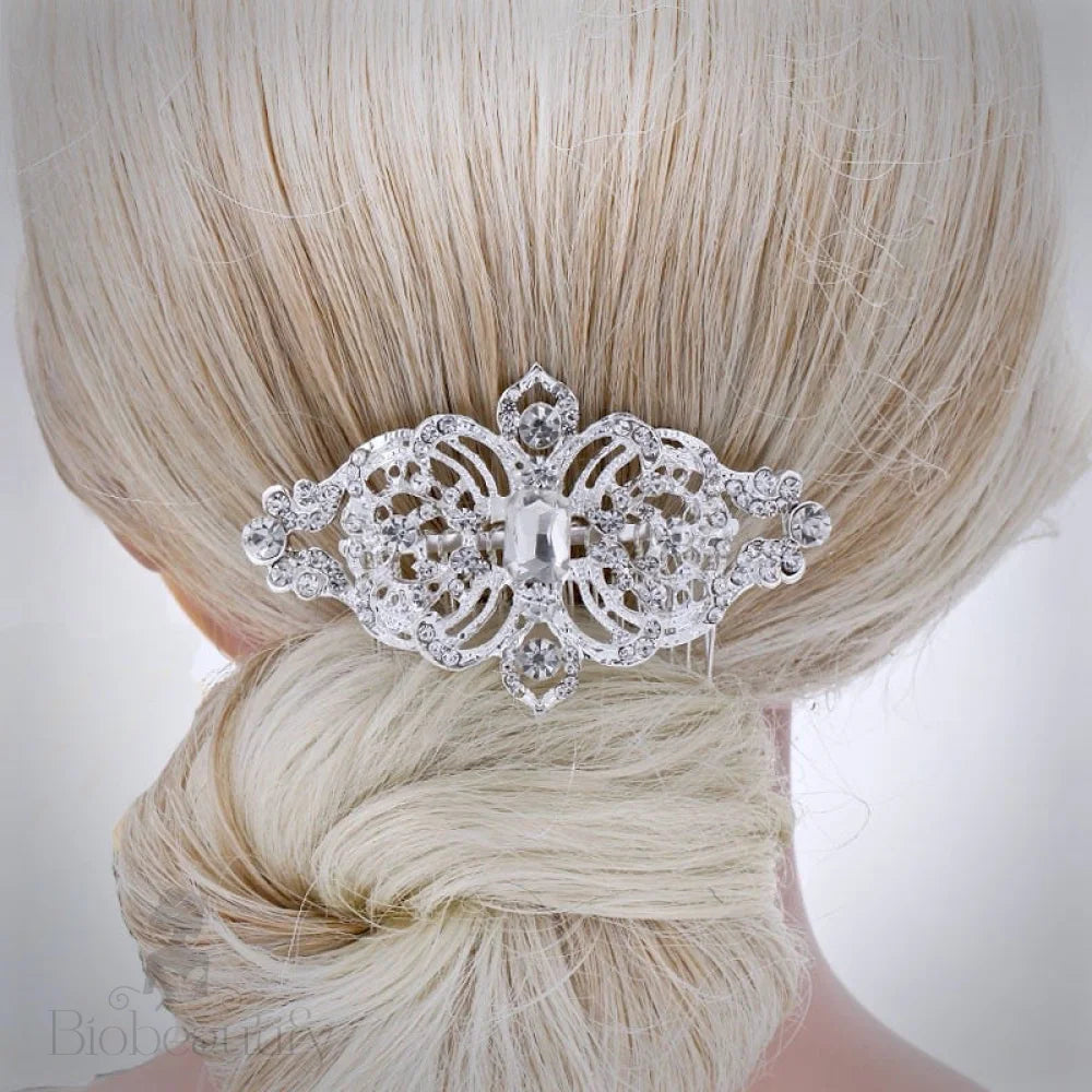 Tanya Vintage Crystal Wedding Hair Comb