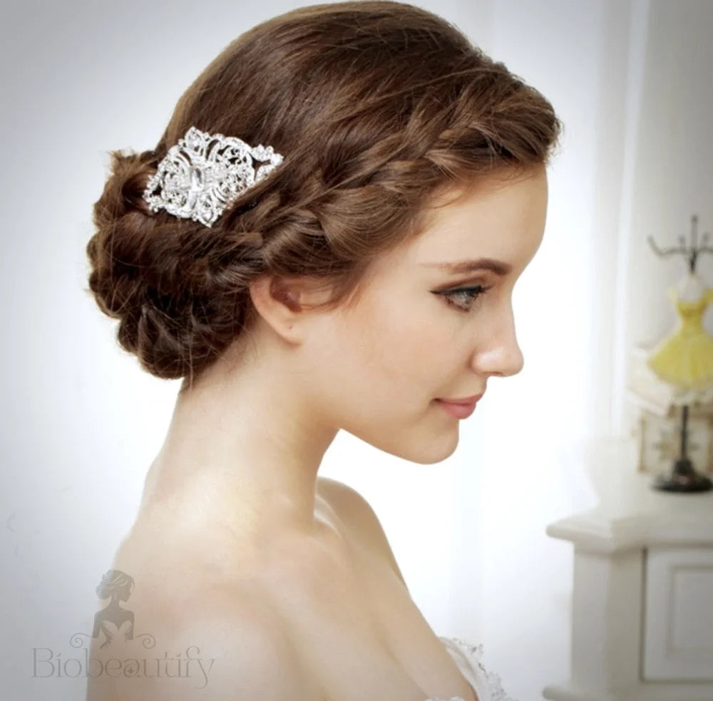 Tanya Vintage Crystal Wedding Hair Comb